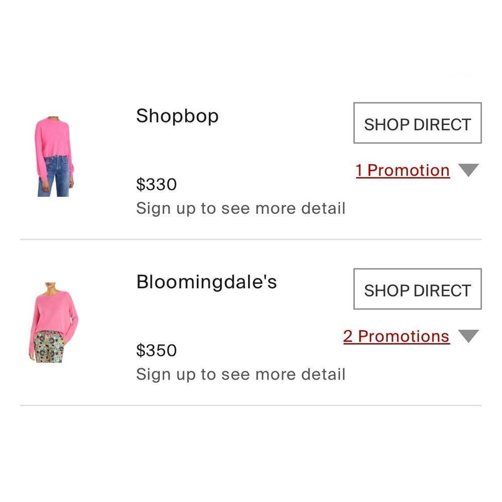 Alice+Olivia Bright Pink Cashmere Cropped Pullover Sweater S Balloon Sleeve $350 - Picture 6 of 6